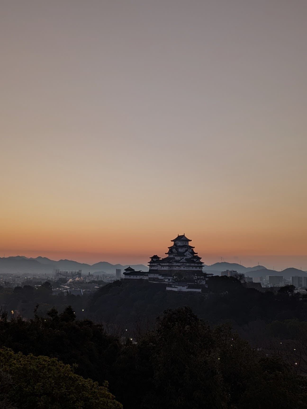 Himeji sunrise
