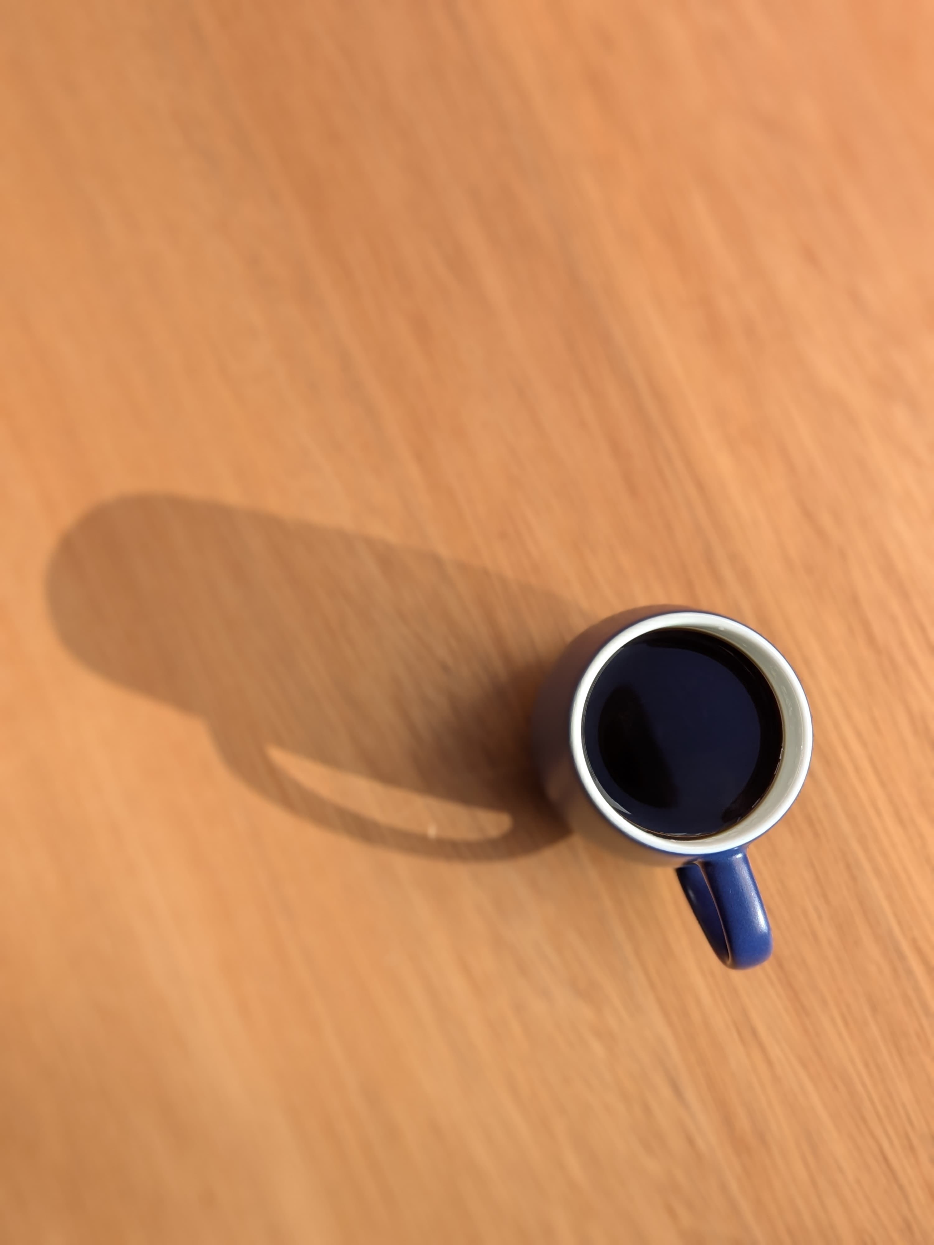 走った後のコーヒー