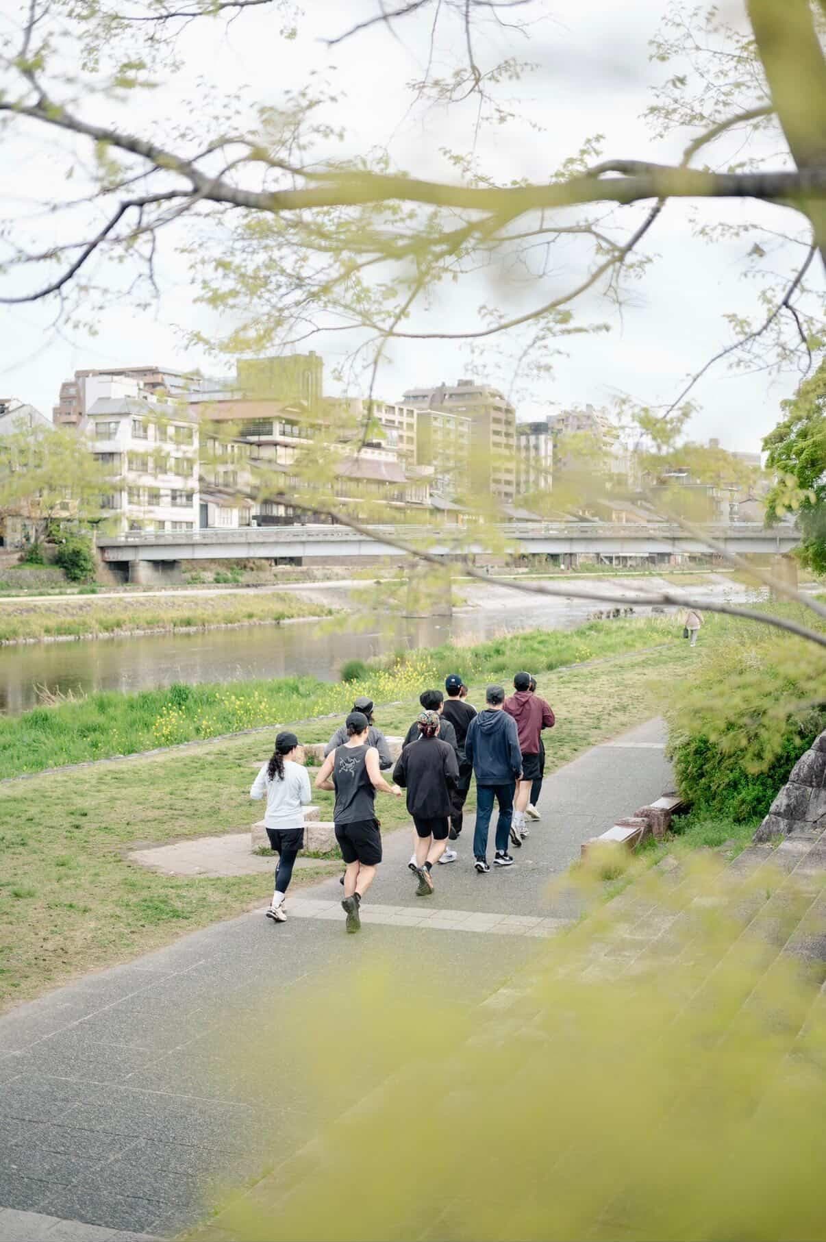 京都での朝ラン
