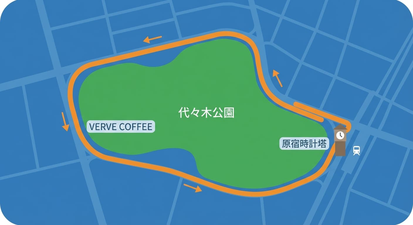代々木公園ラン